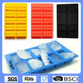 Puzzle shaped silicone ice cube tray, cookie mould